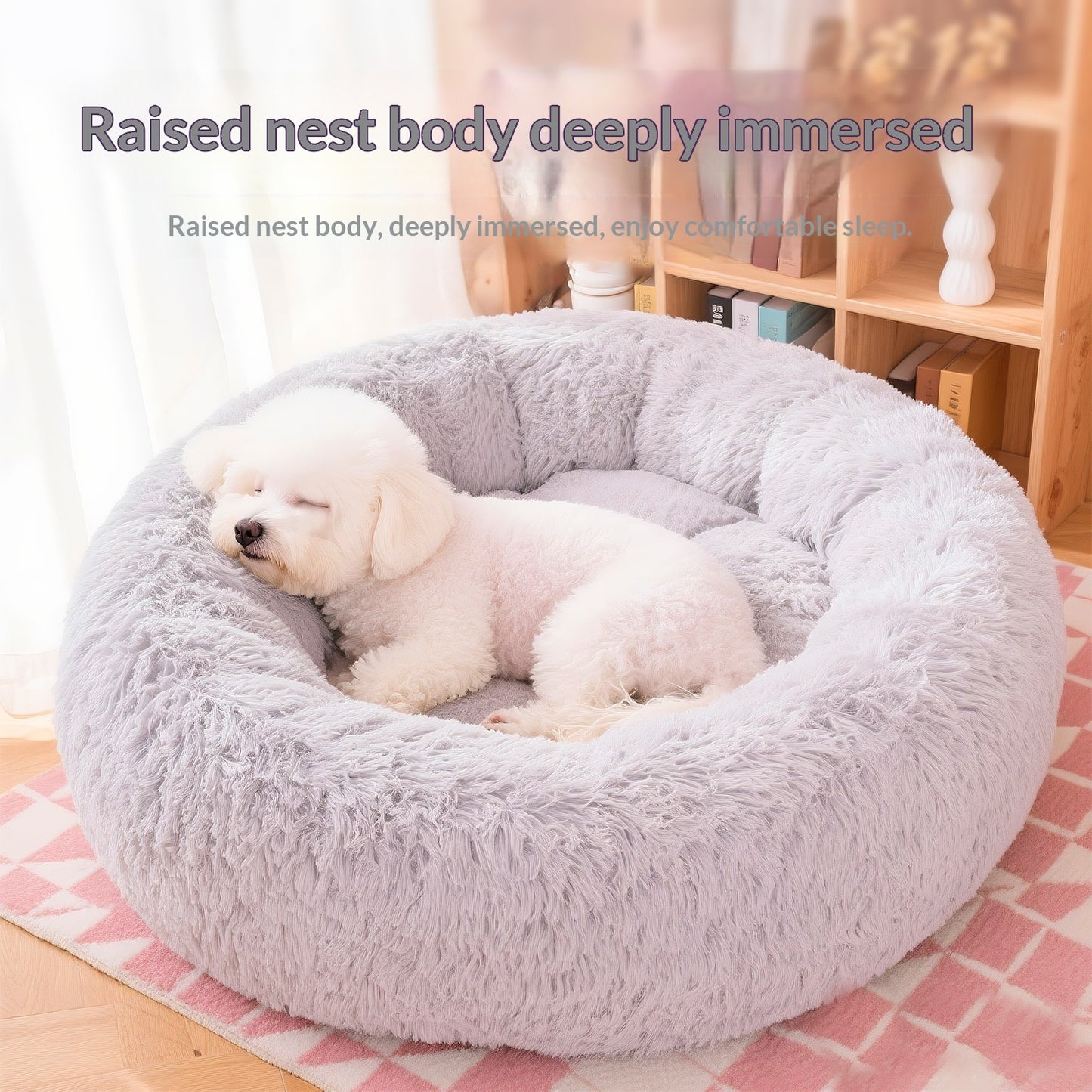 Snuggle Nest Calming Pet Bed